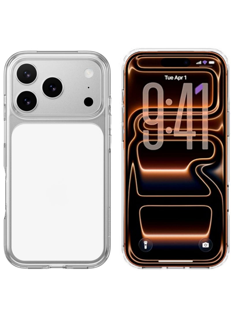 BlueFire iPhone 17 Pro Max Case [6.3-inch 2025], Crystal Clear Magnetic Phone Cover with MagSafe (N52 Magnets), Anti-Yellowing, Military Drop Protection, Scratch & Stain Resistant, Raised Edges - Image 1