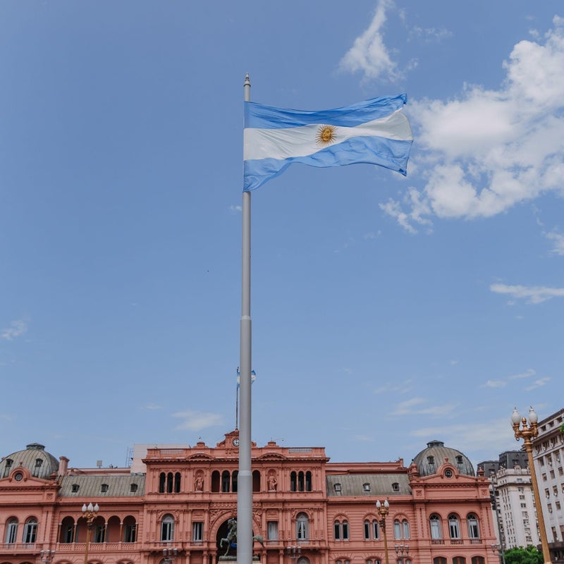 Runesol Argentina National Flag 3 x 5, 91 x 152 cm, Argentina Banner, 4 Eyelets, Brass Eyelet in Each Corner, World Cup, Argentina Supporter, Premium Flags, Waterproof, Indoor, Outdoor - Image 3