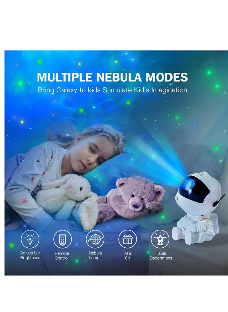 ELTRAZONE Star Projector Astronaut Galaxy Light Projector, Kids Room Decor Aesthetic, Tiktok Nebula Night Lights, Remote Control and 360°Rotation Magnetic Head, Star Lights for Bedroom, Gaming Room - Image 2