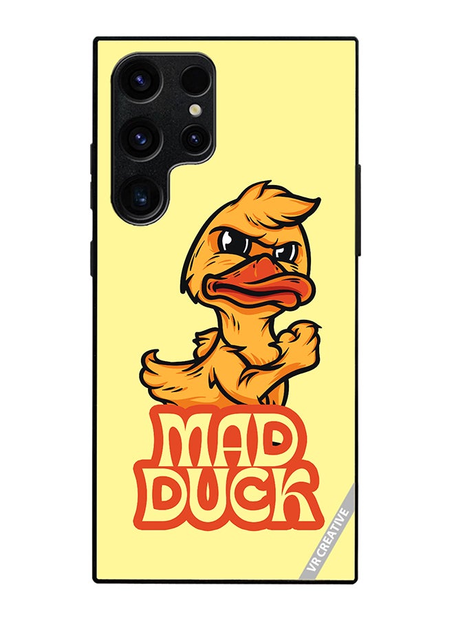 Protective Case Cover For Samsung Galaxy S25 Ultra Mad Duck Design Multicolour