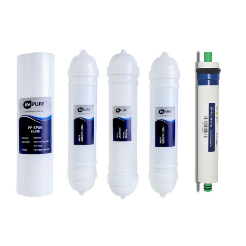 BePURE Bepure Annual Filter Change Kit RO Membrane for Bepure Ace Model with Alkaline Cartridge - Image 2
