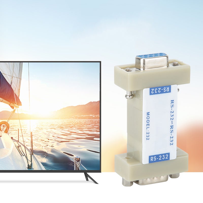 Asynchronous Full Duplex Transparent RS232 to 232 ABS Optoelectronic Isolator with DB9 Connector - Image 4