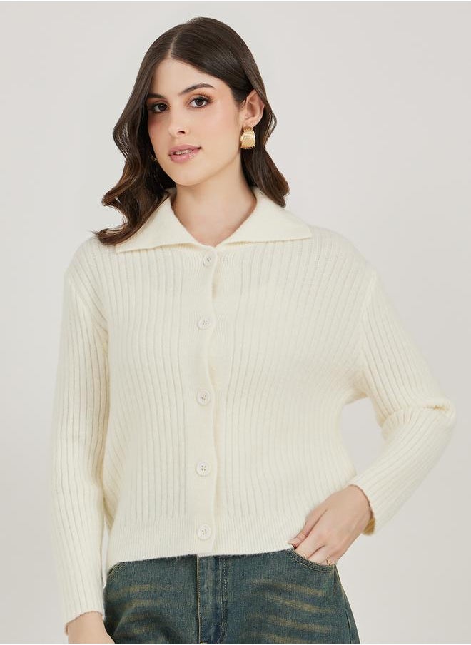 Styli - Regular Length Regular Fit Buttoned Knit Cardigan - Image 1