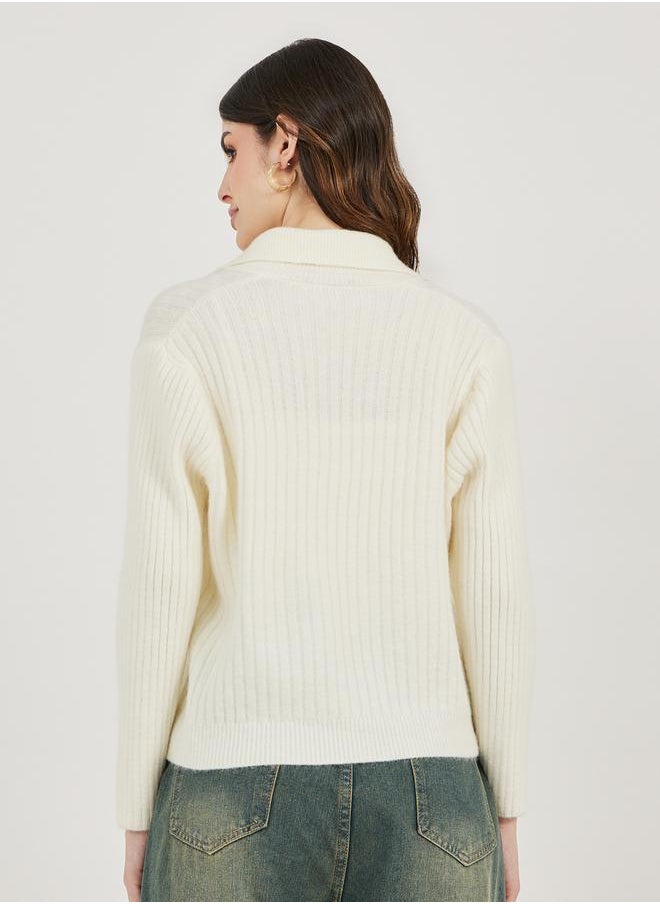 Styli - Regular Length Regular Fit Buttoned Knit Cardigan - Image 1