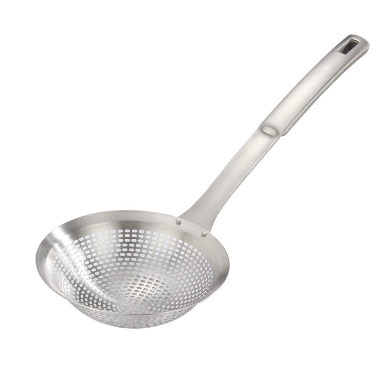 FJNATINH 304 Stainless Steel Skimmer Spoon 145 ln for Cooking Frying Skimming ColanderStrainer Kitchen Tools 
