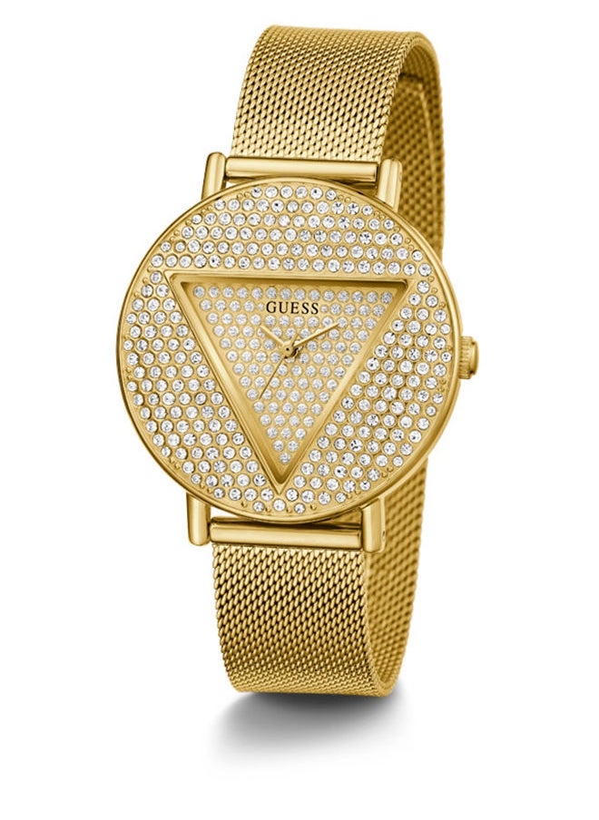 GUESS Women Analog Round Stainless Steel Mesh Watch GW0477L2 - 36 mm  - Image 5