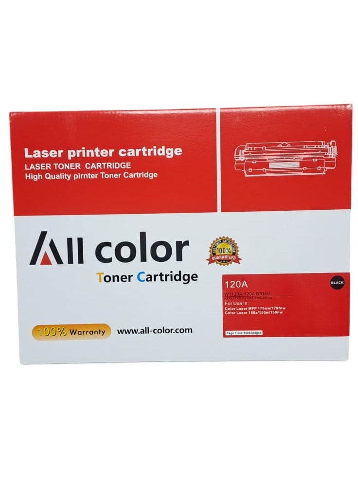 اول كلور خرطوشة وحدة التصوير الطبلية 120A المتوافقة مع طابعات HP Color LaserJet MFP 150 178 179 150a 150nw 178nw 178nwg 179fnw W1132A 132A W1120A 120A - Image 2