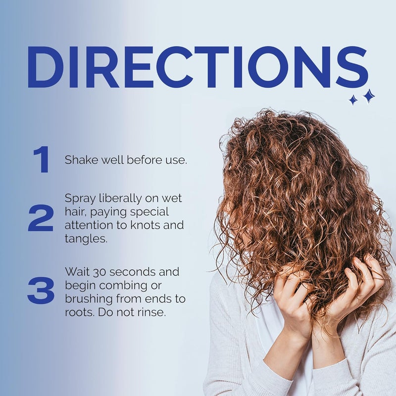 Curl Keeper Slip Detangler - Lightweight Leave-In Conditioner for Curly Hair, 33.8 oz - Image 5