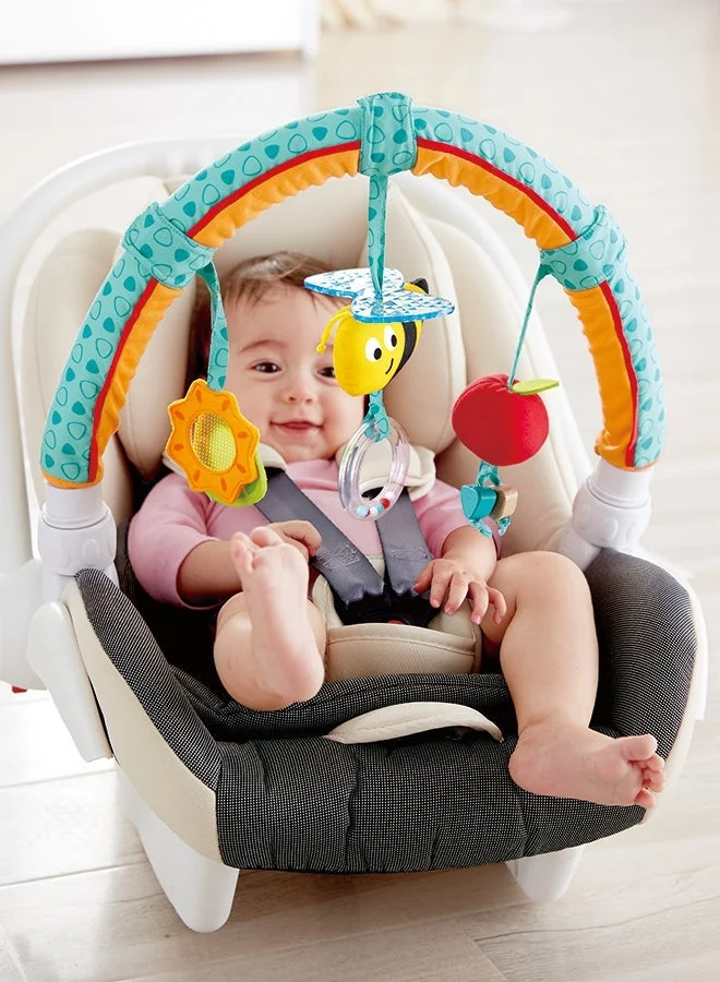 Hape Hape Garden Friends Play Arch| Infant Crib Play Set Hanging Toys, Stroller and Car Seat Pram Toy Suitable for Children 0-5 Month Old