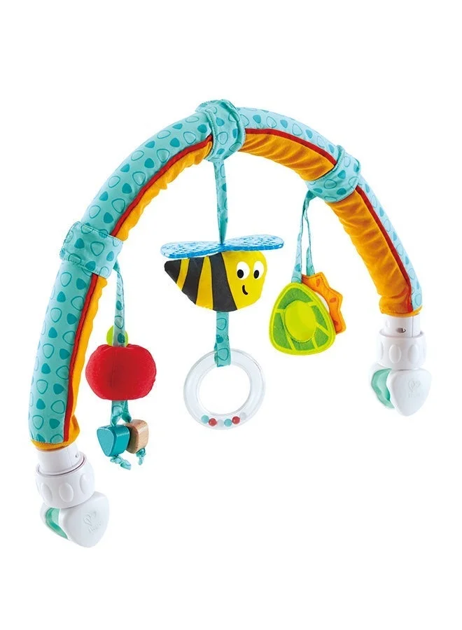 Hape Hape Garden Friends Play Arch| Infant Crib Play Set Hanging Toys, Stroller and Car Seat Pram Toy Suitable for Children 0-5 Month Old