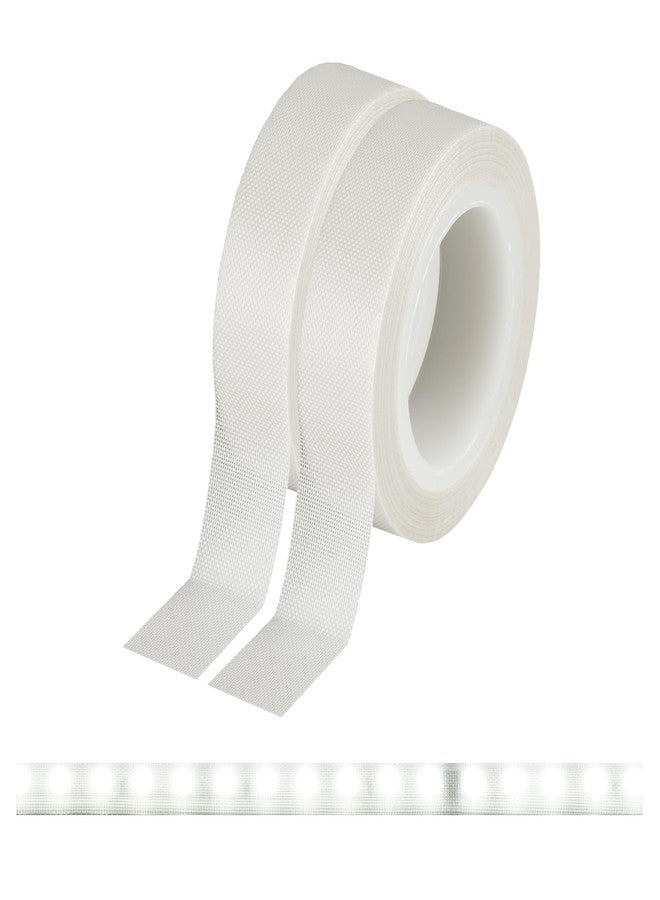 ميكينج شريط إضاءة LED من ميكينج، قطعتين، شريط لاصق، 0.59 بوصة × 32.8 قدم، غطاء لاصق، لتخفيف الإضاءة، لون أبيض - Image 1