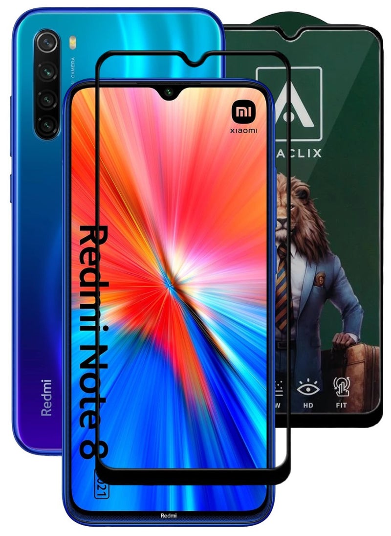ACLIX Antistatic ESD Dustproof Premium Quality High Definition Tempered Glass Screen Protector Designed For Xiaomi Redmi Note 8 - Image 1