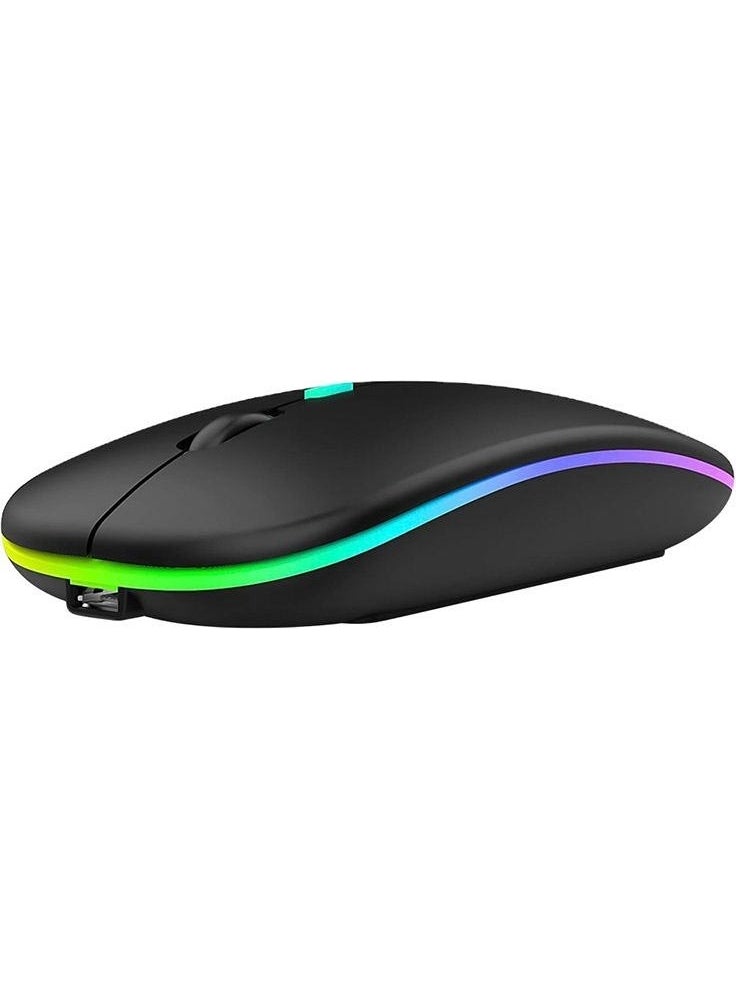 Apera - BN28 Wireless Wireless Mouse Silent Click RGB Illuminated Rechargeable - Image 1