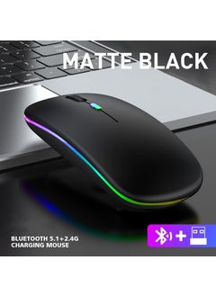 Apera BN28 Wireless Wireless Mouse Silent Click RGB Illuminated Rechargeable  - Image 3