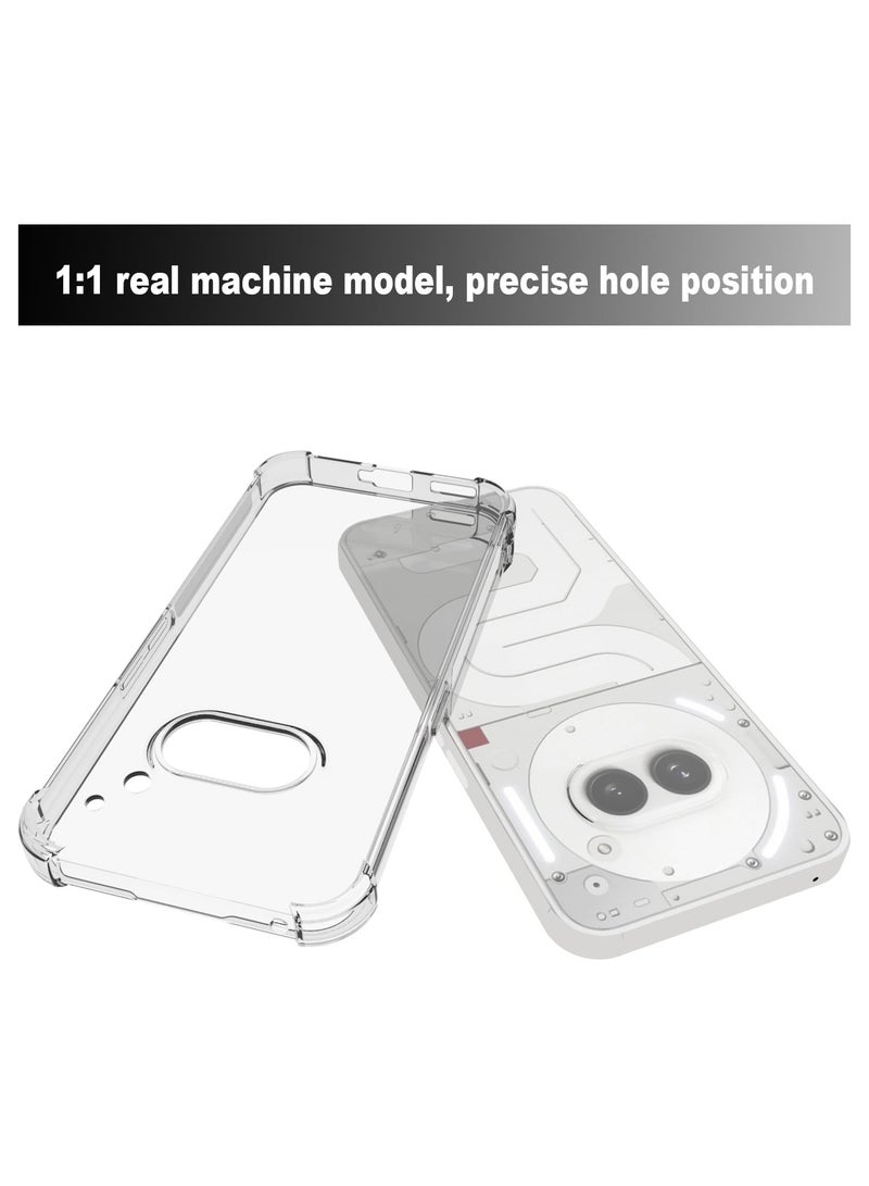 QIRG Clear TPU Four Corners Grade Protection Cover Case for Nothing Phone 2A -Transparent - Image 4