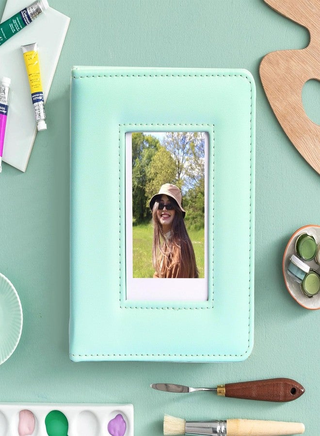 كايول ألبوم صور CAIYOULE ذو 64 جيبًا، مقاس 2.15 × 3.4 بوصة، لكاميرا Fujifilm Instax Mini الفورية ذات الفيلم مقاس 2 × 3 بوصة، متوافق مع Fuji Mini Evo/12/11/99/90/7+/ وLiPlay Link3 لألبوم الكاميرا الصغيرة (أخضر) - Image 5
