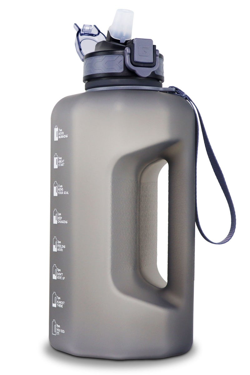 جيمفول إبريق ماء كبير 2.2 لتر مع قشة مقاوم للتسرب وخالي من مادة BPA، مناسب للشرب اليومي وصالات الجيم والرياضة والهواء الطلق - Image 1