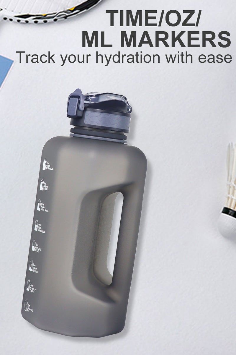 جيمفول إبريق ماء كبير 2.2 لتر مع قشة مقاوم للتسرب وخالي من مادة BPA، مناسب للشرب اليومي وصالات الجيم والرياضة والهواء الطلق - Image 4