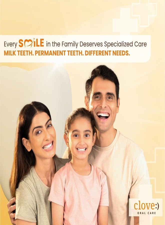 Clove Ultimate & Kidz Family Combo, Multi-Benefit Cavity Protection for Adults + Gentle Protection for Kids (3+ Years), Strawberry Flavour, Paraben-Free & Safe, 100g Each - Image 2