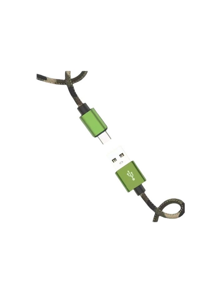 SOniLEX - SL-CDC-280 Charge & SYNC Army Cable V8/Type-c /iOS - Image 1