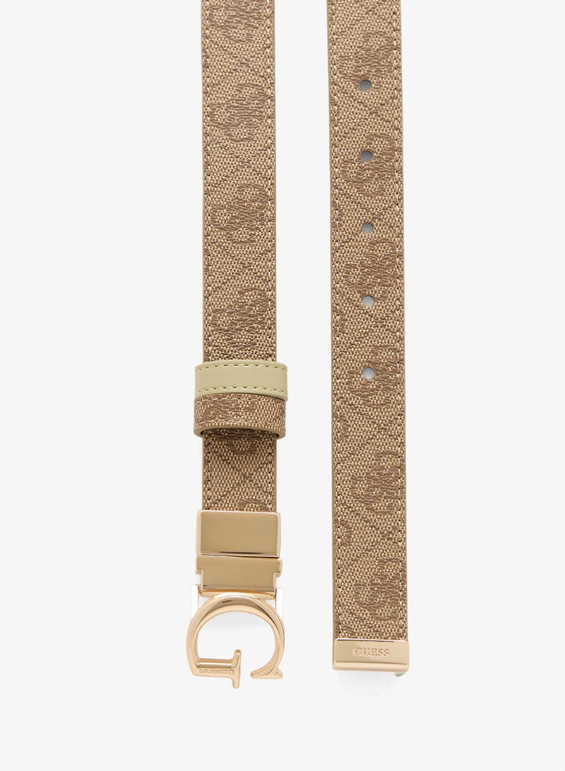 GUESS Leona Logo Reversible Allocated Hole Belt - Image 2