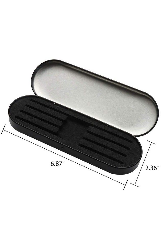 Mekupeu Professional Tweezers Storage Case Activated Sealed Box Eyelash Extension Tools Container 1 Pcs Black - Image 5