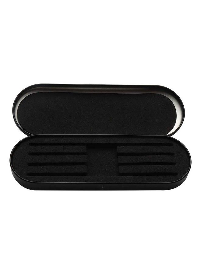 Mekupeu Professional Tweezers Storage Case Activated Sealed Box Eyelash Extension Tools Container 1 Pcs Black - Image 3