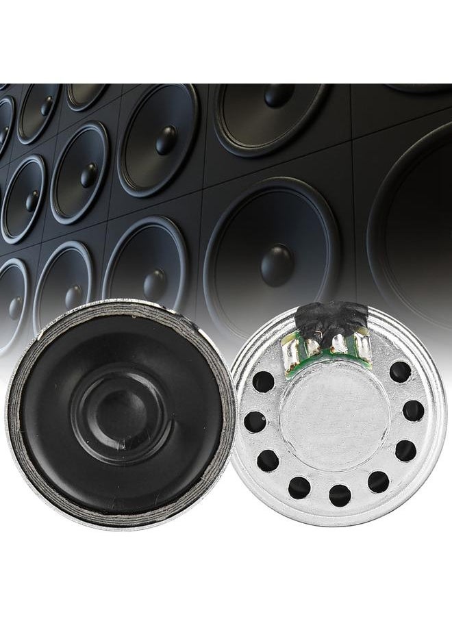 Thoraya 10pcs 23mm 8Ω 0.5W Round Speaker Horn Audio Loudspeaker Repair Parts  - Image 3