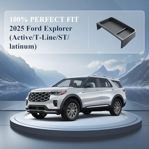 BIBIBO for 2025 2026 Ford Explorer Dash Storage Tray 2025-2026 Ford Explorer (Active/T-Line/ST/latinum) 13.2" Behind Screen Organizer 2025+ Explorer Screen Tray 2025+ Ford Explorer Accessories - Image 5