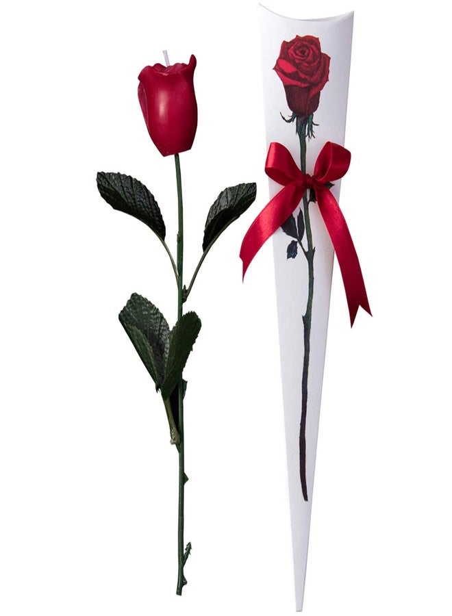 ILIKEPAR Birthday Rose Candle Smokeless Cake Topper Candle for Party Supplies and Wedding Favor - Image 1