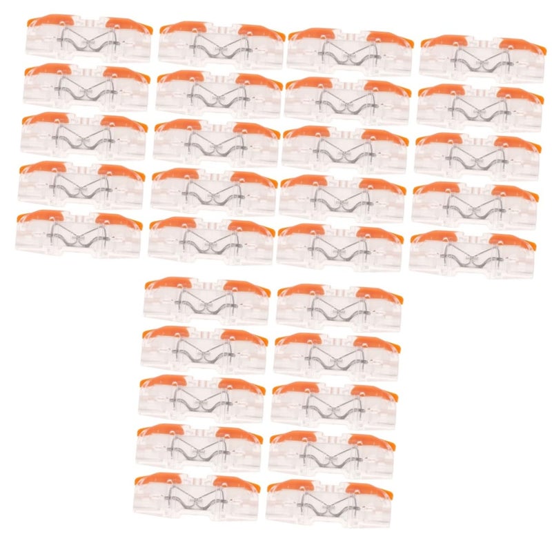 Unomor 30Pcs Lever Wire Connectors Insulated Electrical Terminals 3 Pack For Home And Automotive Use - Image 1