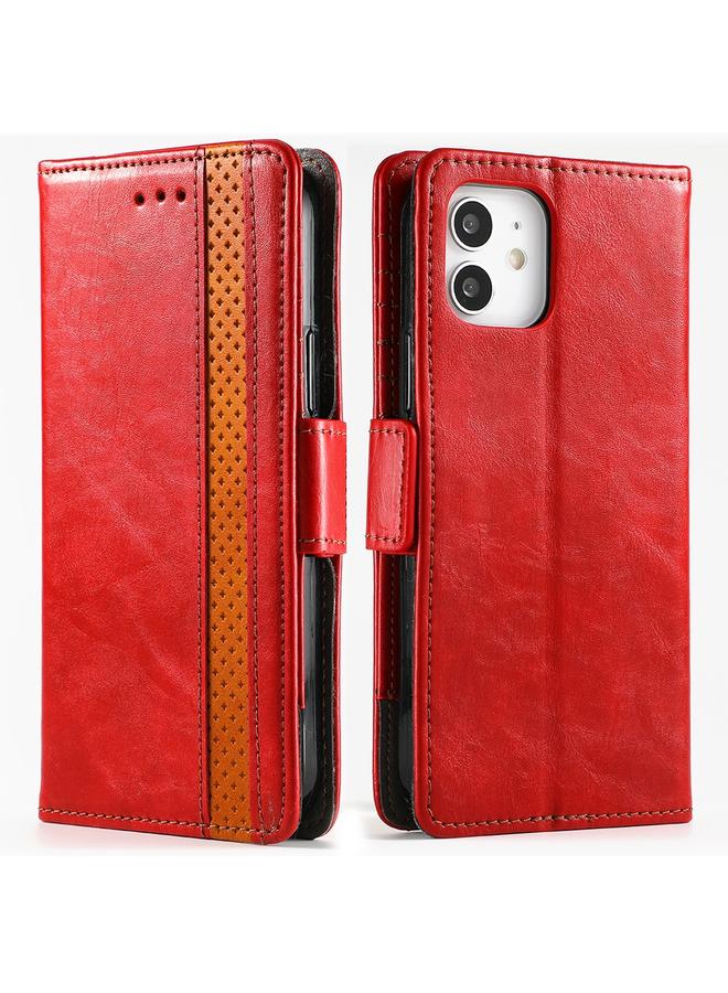 Zaboon Case For iPhone 12 Pro Max CaseNeo Business Splicing Dual Magnetic Buckle Horizontal Flip PU Leather Case with Holder & Card Slots & Wallet - Image 1