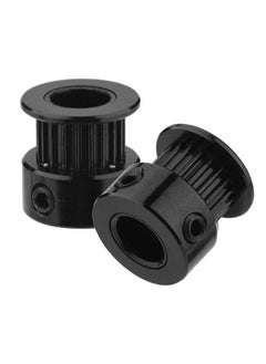 Thoraya 5pcs 6mm Width 2GT Aluminum Timing Belt Pulley Gear 20 Teeth for 3D Printer (8mm Bore)  - Image 4