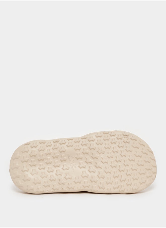 Styli - Styli Textured Sole Thick Band Slip On Slides - Image 1