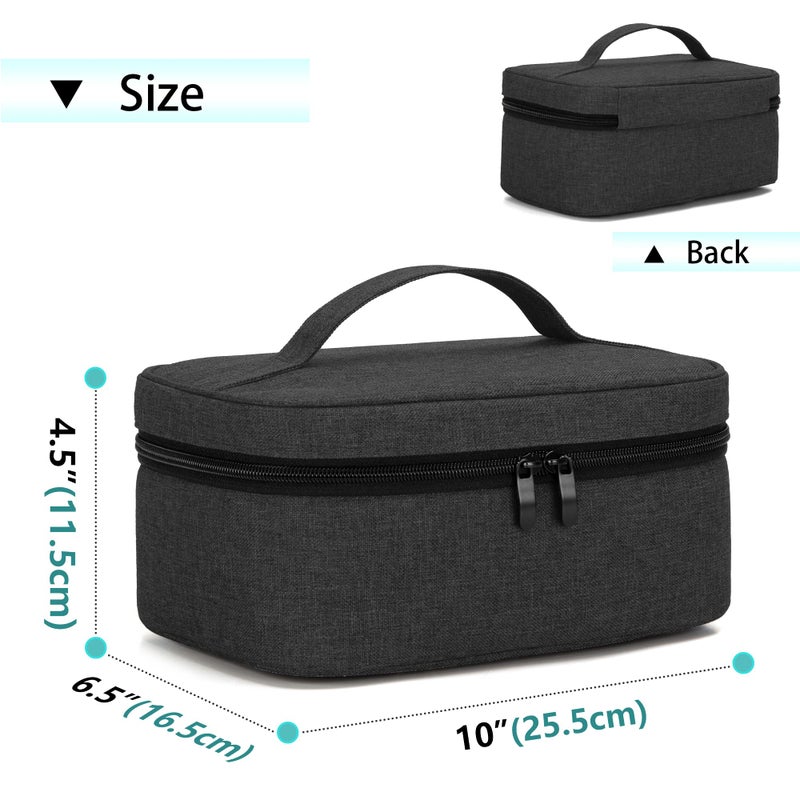 BAFASO Wearable Breast Pump Bag Compatible with Elvie and Momcozy Breast Pump, Case for Wearable Breast Pump and Extra Parts (Patent Pending), Black - Image 5