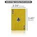 Jeuristic Unique Starflare Waterproof Playing Cards Premium Pack of Cool Plastic Playing Cards Professional Deck Fancy Themed Cute Vintage Play Card Pool Bar Games Gifts Cartas de Poker Shiny Gold - Image 4