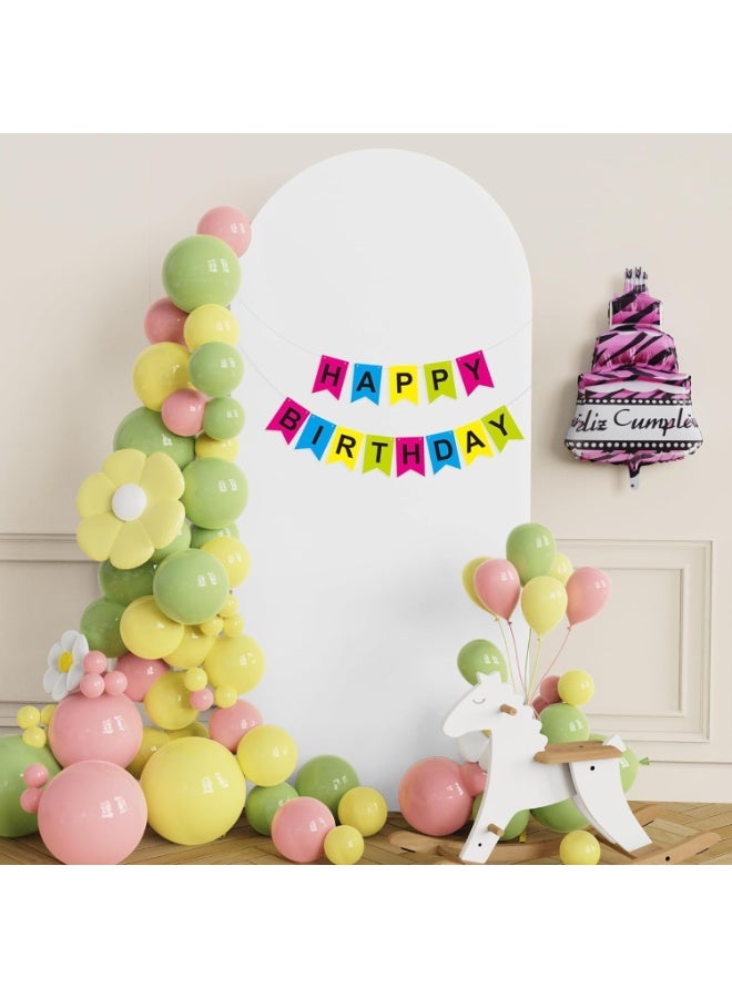 RATSAW 6FT Wedding Arch Backdrop Cover Spandex Fitted White Wedding Arch Covers Round Top Chiara Arches Backdrop Cover for Birthday Party Ceremony Banquet Decoration - Image 1