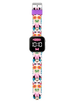 Disney Minnie Mouse Printed LED Girls Watch - MN4484  - Image 2