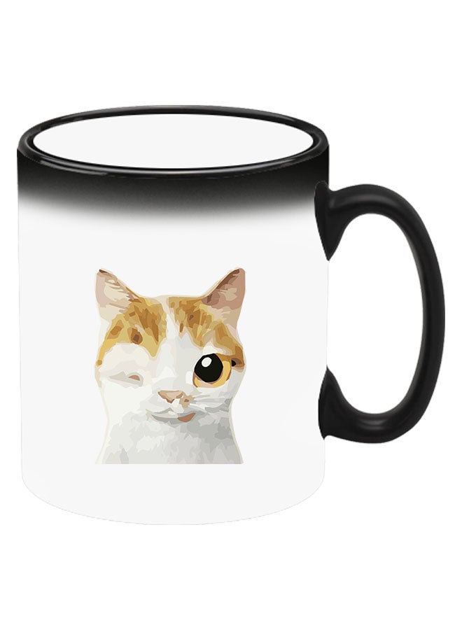 Theodor Colour Changing Heat Sensitive Magic Mug - Add Hot Tea or Coffee Cat Wink For Home Office Gift Kids Men Women - Image 2