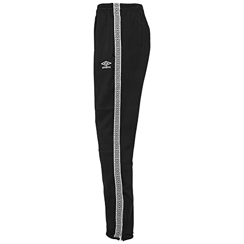 Umbro Men's Diamond Track Pant 2.0, Black/White Small - Image 2