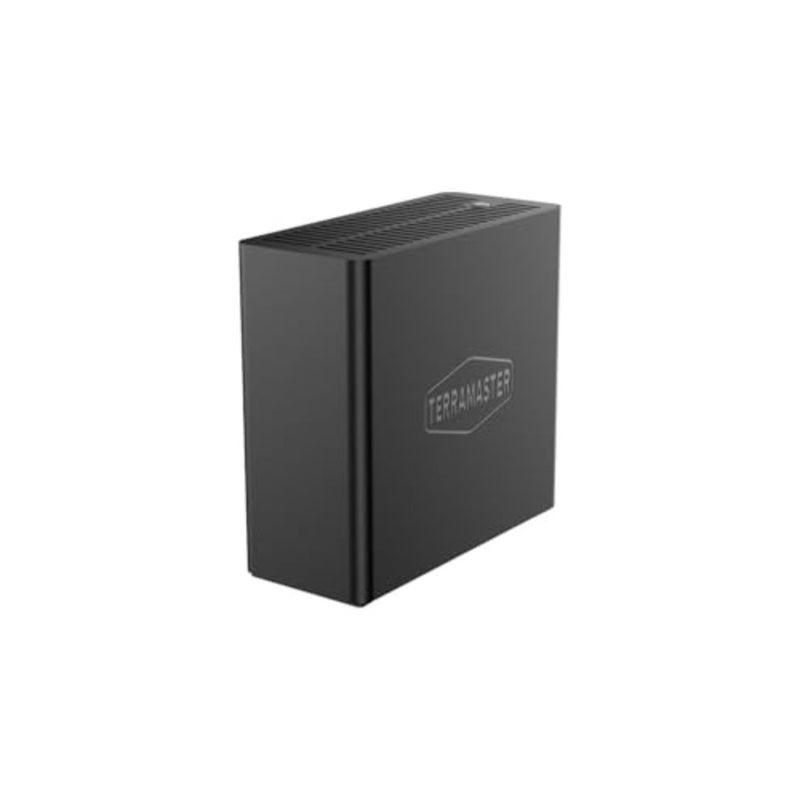 4-Bay All-Flash NAS for photo/video/large-file management, aluminum chassis, black, compact quiet high-speed storage with 5GbE and four M.2 NVMe SSDs - Image 1
