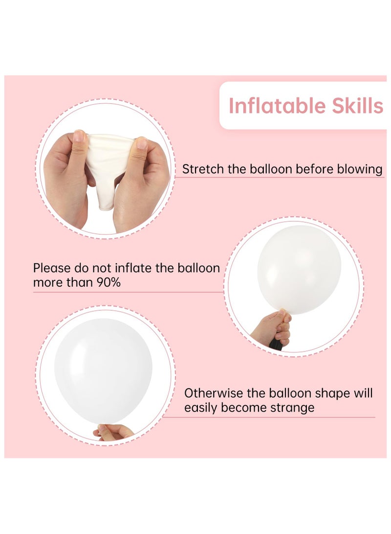 87pcs White Balloons Different Sizes 18 12 10 5 Inches for Garland Arch, Premium Party Latex Balloons for Birthday Party Wedding Anniversary Baby Shower Party Decoration - Image 3