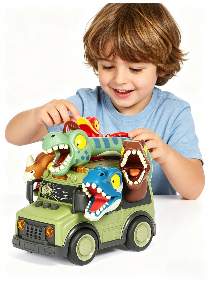 New Boy Dinosaur Toy for Kids with Light & Sound Effects, Realistic Roar & Assorted Colors, Interactive DInosaur Action Toy for Boys & Girls Ages 3 and Up - Image 2