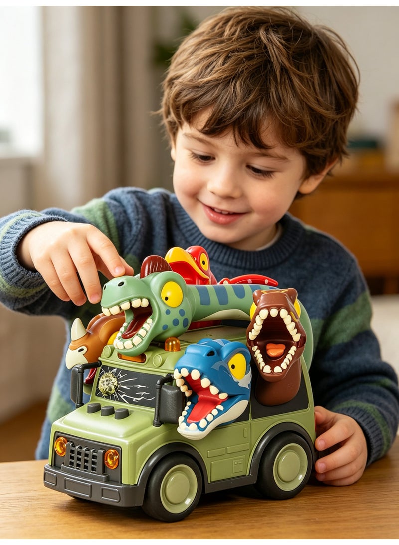 New Boy Dinosaur Toy for Kids with Light & Sound Effects, Realistic Roar & Assorted Colors, Interactive DInosaur Action Toy for Boys & Girls Ages 3 and Up - Image 3