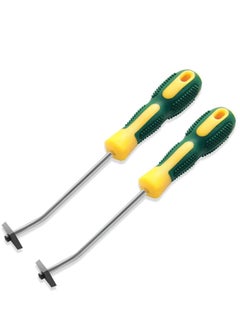 KASTWAVE Tile Grout Removal Tool, KASTWAVE Caulking Removal Tool Detachable Tungsten Steel Blades Tile Joints Seams Scraper Corners Grout Caulking Cleaner Remover Tile Removal Tool for Tile - 2 Pack  - Image 1