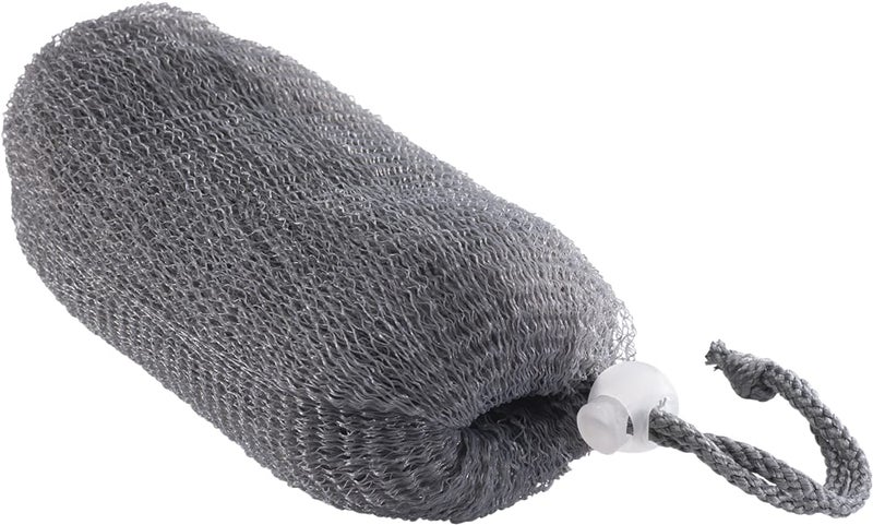 Freeman Net Soap Pouch, Exfoliating Mesh Body Scrubber, Bath & Shower Pouf Removes Dead Skin, Dirt, & Impurities, for Soap Bars, Textured Netting for Mild Exfoliation, Self-Tan Prep, 4 Count - Image 5