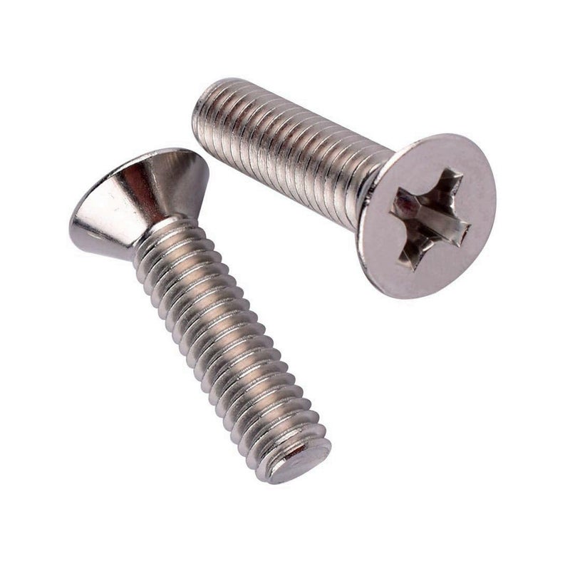 VAMUOEFL #6-32 x 1 Phillips Flat Head Machine Screws, Stainless Steel 304 (18-8), UNC Coarse Thread, Countersunk Head Machine Screws, 50Pcs - Image 5