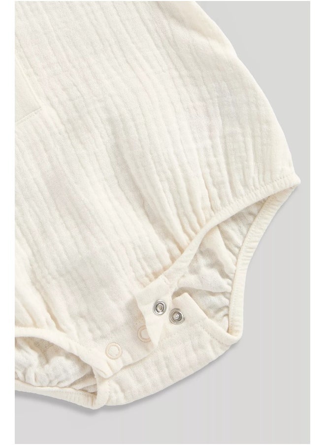 mothercare - Muslin Bodysuit and Socks Set - Image 1