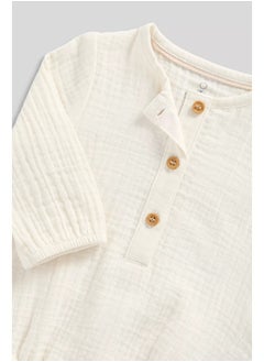 mothercare Muslin Bodysuit and Socks Set  - Image 3