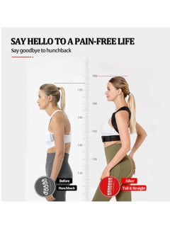 KASTWAVE Posture Corrector for Women and Men - Adjustable Breathable Back Brace for Pain Relief and Support, Straightener for Improved Posture (Size L)  - Image 2